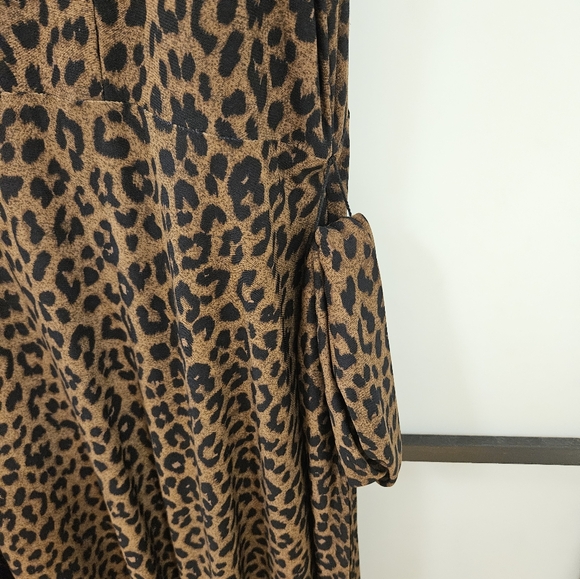 Lauren Ralph Lauren leopard print dress with belt - Picture 2 of 8